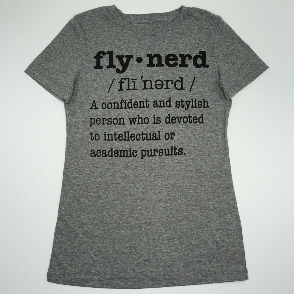 Fly Nerd Definition Ladies Tee