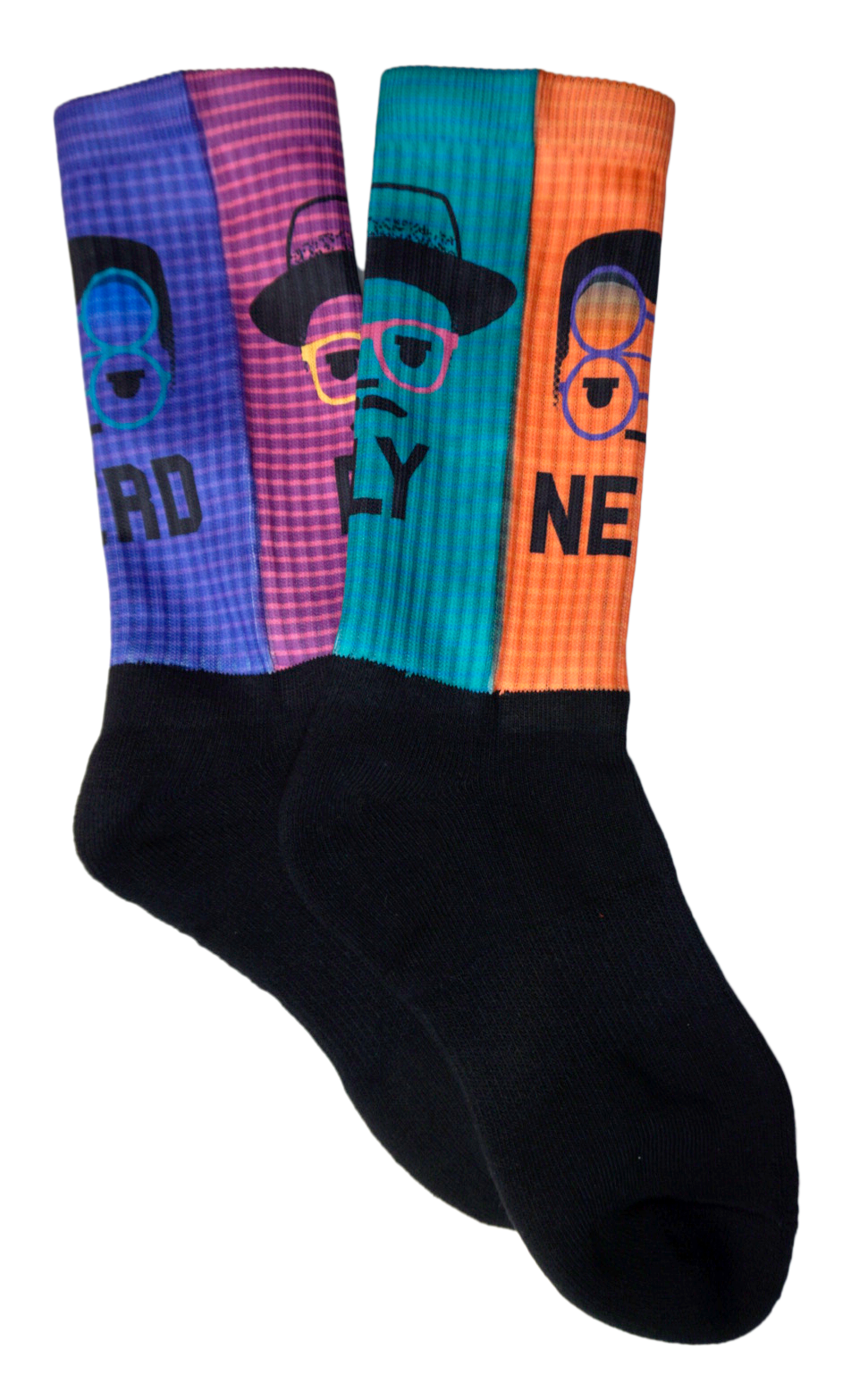 Squad Goals Color Block Socks