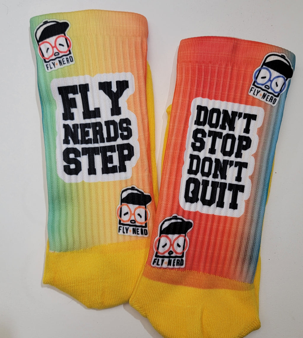 Fly Nerds Step Socks