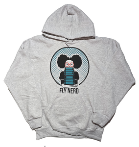 Fly Nerd Bookworm Unisex Hoodie