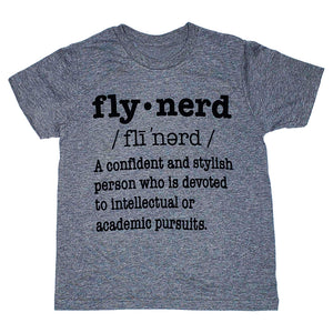 Fly Nerd Definition Kids Tee