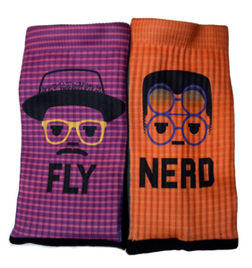 Fly Nerd Squad Color Block Socks