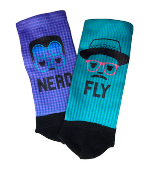 Fly Nerd Squad Color Block Socks
